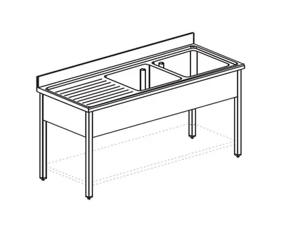 Ванны моечные ВАННА МОЕЧНАЯ APACH CHEF LINE L2S146-44LWSH