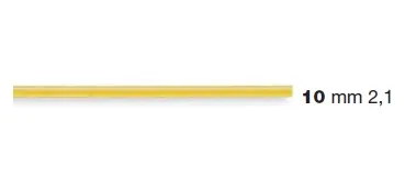 Форма LA MONFERRINA для P6/P12 SPAGHETTI 2,1 MM 10 бронза