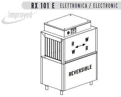 Конвейерные посудомоечные машины МАШИНА ПОСУДОМОЕЧНАЯ DIHR RX 101 E SX+XP+2LC73