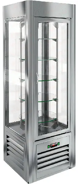 Витрины кондитерские Витрина кондитерская HICOLD VRC 350 R Sh, вертикальная