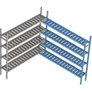 Стеллаж кухонный Frosteco 18AL.4PP40.15С