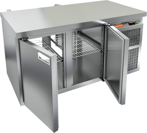 СТОЛ С ХОЛОДИЛЬНЫМ ШКАФОМ HICOLD GNT 11 HT (R290)