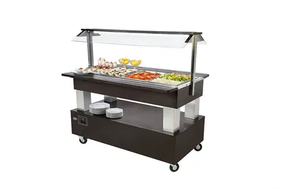 Буфетные станции и салат-бары Салат-бар Roller Grill SB 40 F Wenge