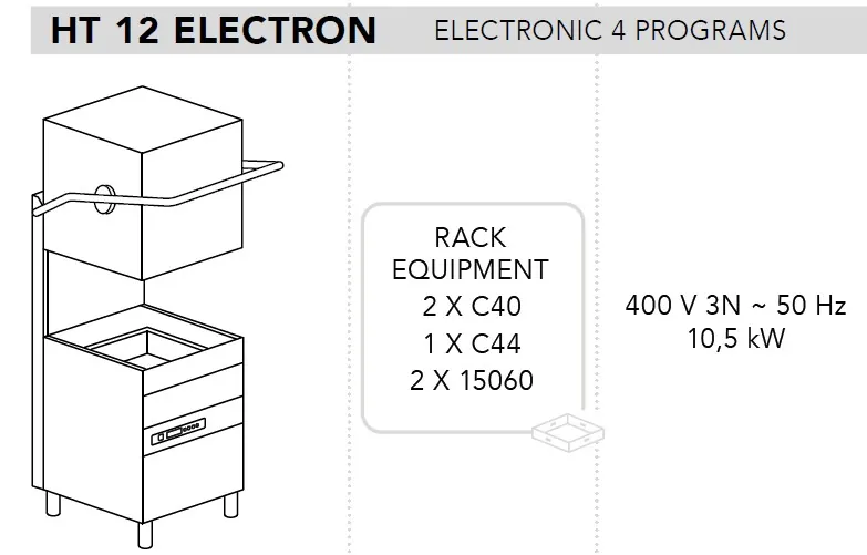 Машина посудомоечная Dihr HT 12 ELECTRON DA