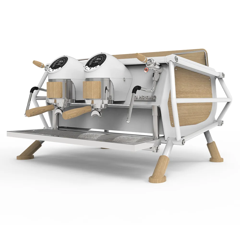 Кофемашины Кофемашина Sanremo Café Racer 2 гр. 220В white and wood