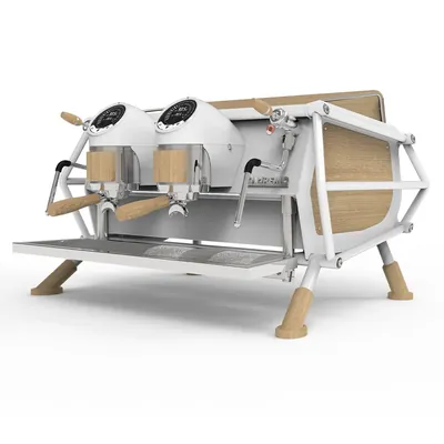 Кофемашины Кофемашина Sanremo Café Racer 2 гр. 220В white and wood