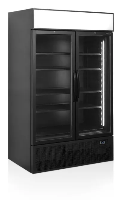 Шкафы морозильные ШКАФ ХОЛОДИЛЬНЫЙ СО СТЕКЛОМ TEFCOLD FSC1200H BLACK