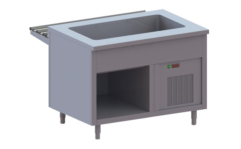 Тепловые модули линий раздачи ВАННА ТЕПЛОВАЯ APACH CHEF LINE LDW712O