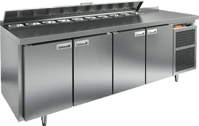 Столы для пиццы и салатов СТОЛ ДЛЯ САЛАТОВ HICOLD SL2-1111SN (1/6) (R290)