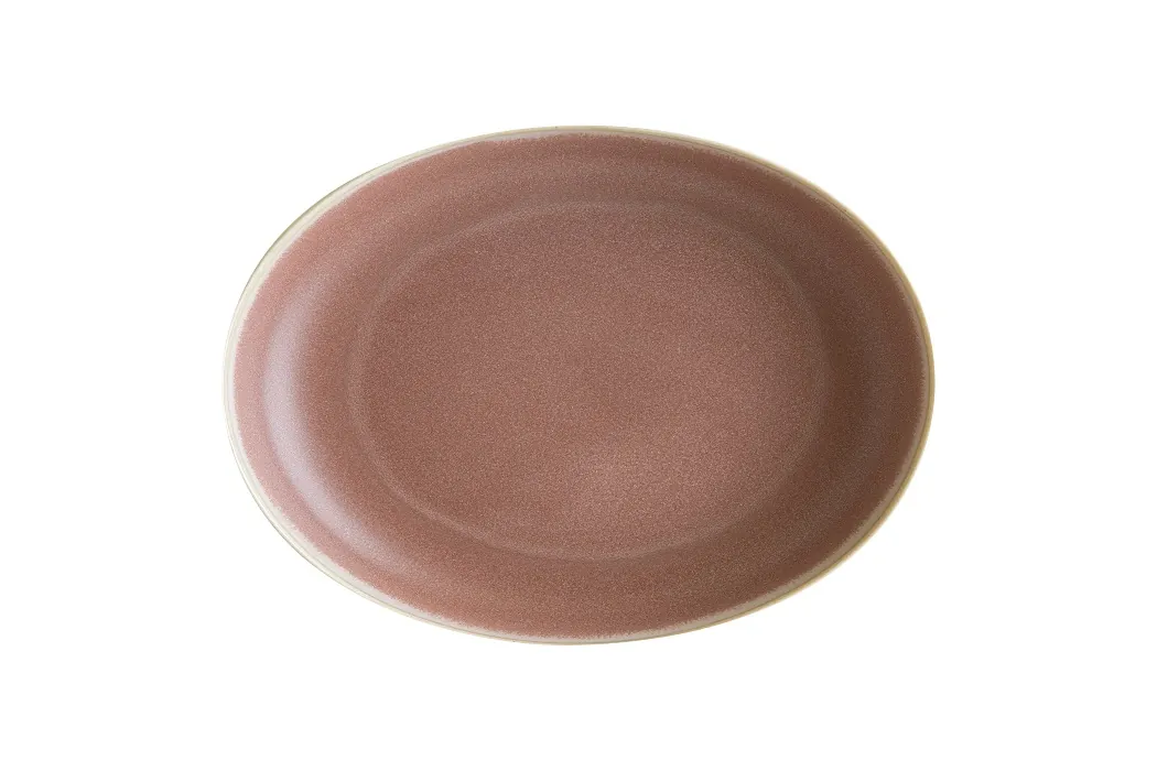 Блюдо Bonna PIKPOT37OV, 74681, овальное 370х240 мм 2880 мл с бортом Пинк форма Потт