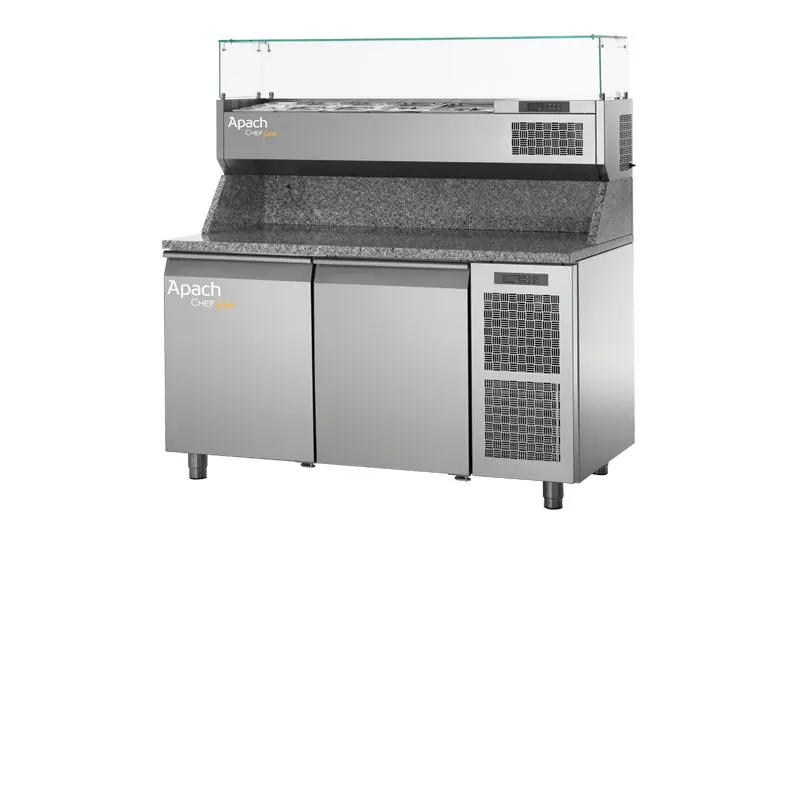 Столы для пиццы и салатов СТОЛ ХОЛОДИЛЬНЫЙ ДЛЯ ПИЦЦЫ APACH CHEF LINE LTPZ11TUD38