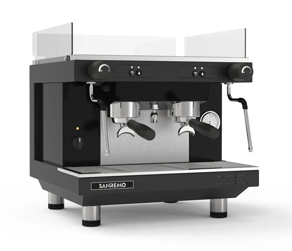 Кофемашина Sanremo Zoe Compact SAP (полуавтомат) 2 гр. чёрная