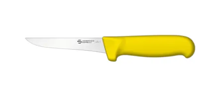 Инвентарь и инструмент Нож Sanelli Ambrogio серии Supra Colore, SD07012Y, обвалочный узкий 120 мм, желтый