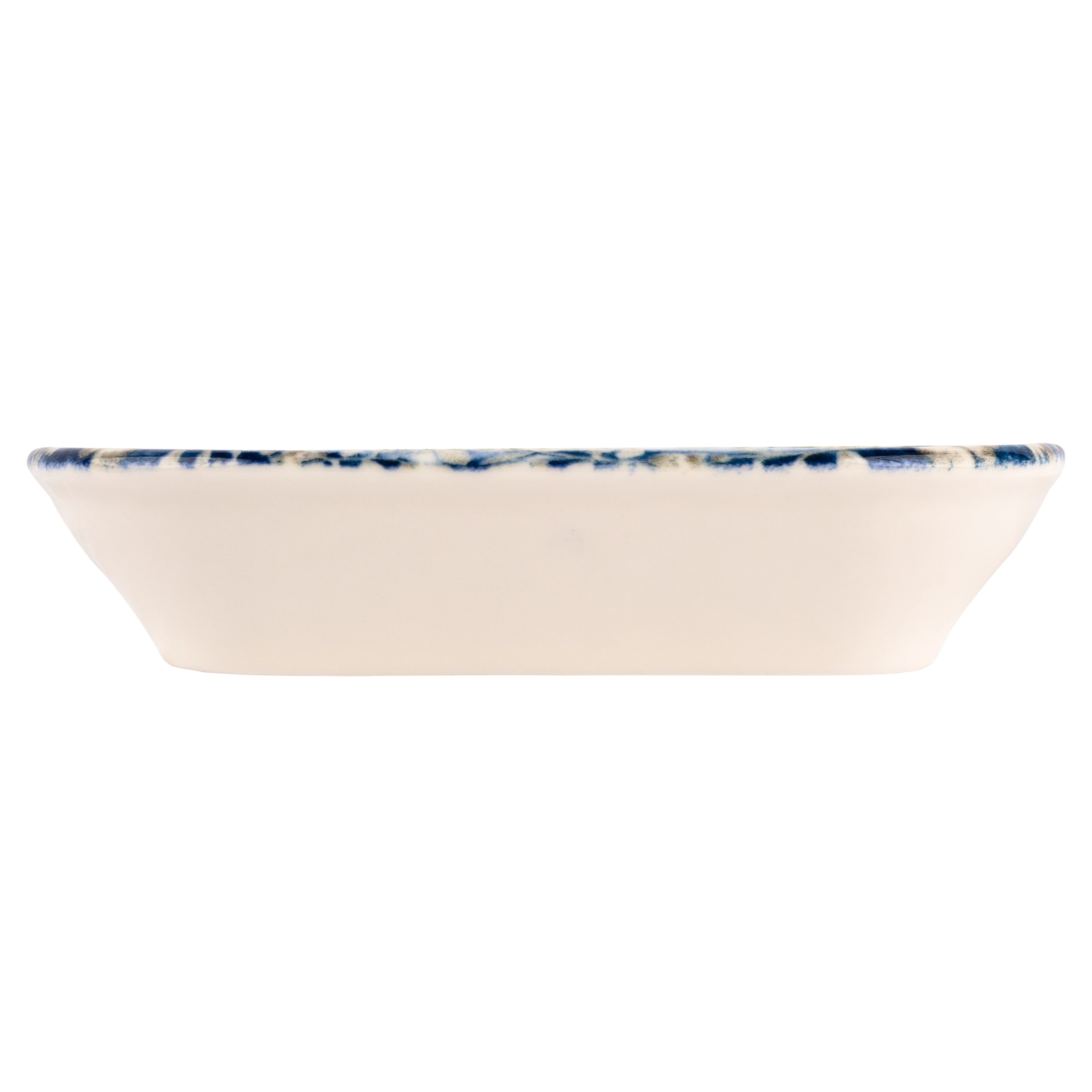 Kutahya Blue Blanc BNOFD16OKS891310 Салатник овальный (D1, 180мл, L16см, h3,7см)
