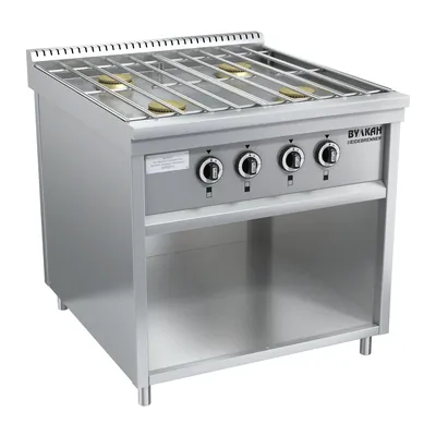 Плиты профессиональные ПЛИТА ГАЗОВАЯ ВУЛКАН-HEIDEBRENNER ПРГ-IIА-4М STANDART СЕРИЯ 900,АРТ.822409