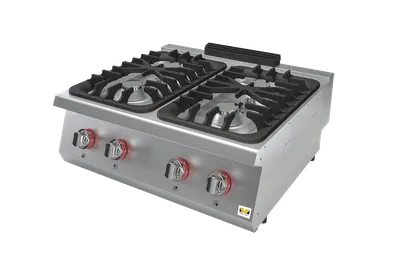 Плиты профессиональные Плита Vortmax SGK 78, газовая, 4 конфорки