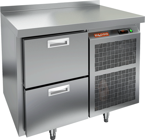 СТОЛ С МОРОЗИЛЬНЫМ ШКАФОМ HICOLD SN 2/BT (R290)
