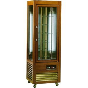 Витрины кондитерские ШКАФ КОНДИТ.ДЕР.ОСТРОВ. SALOON 350 R ТЕМН.ОРЕХ