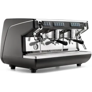 Кофемашина рожковая автоматическая Nuova Simonelli Appia LIFE 2gr V 220V black+high groups+economizer+Easy Cream