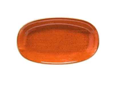 Тарелки, блюда, салатники, миски Bonna TERRACOTA AURA Блюдо овальное ATC GRM 34 OKY (34 см, терракотовый)
