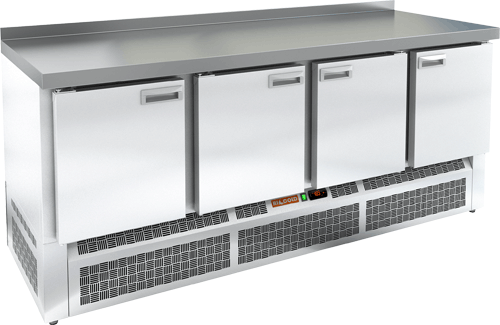 СТОЛ С МОРОЗИЛЬНЫМ ШКАФОМ HICOLD SNE 1111/BT W (R290)