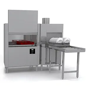 Конвейерные посудомоечные машины МАШИНА ПОСУДОМОЕЧНАЯ APACH ARC100 (T101) ТУННЕЛЬНАЯ ДОЗ+CW+СУШ УГ Л/П