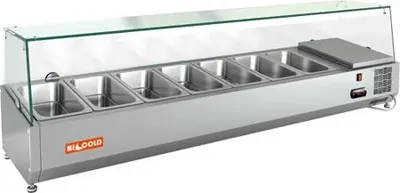 Витрины холодильные универсальные ВИТРИНА HICOLD VRX 1600