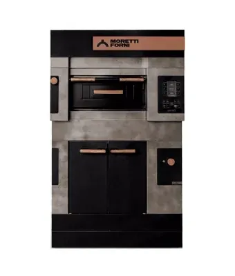 Печи для пиццы Печь для пиццы MORETTI FORNI S50E ICON C 30 + парогенератор + зонт + расстойка LU90