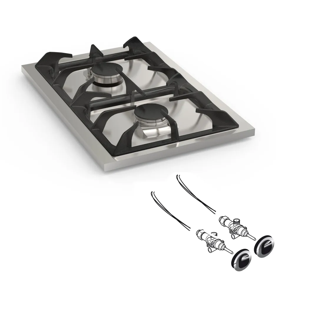 Плита газовая 2 конфорочн. встраиваемая 600 серии APACH CHEF LINE SLDIG6RG4