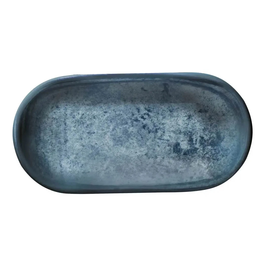 Kutahya Blue Stone BNOFD14OKS890003 Салатник овальный (100мл, 14х7см, h3,2см)