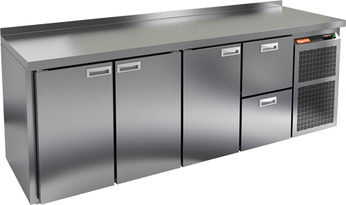 СТОЛ С МОРОЗИЛЬНЫМ ШКАФОМ HICOLD SN 1112 BR2 BT (R290)