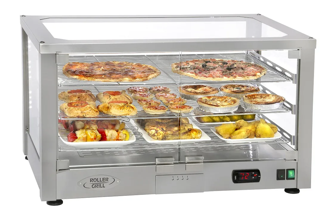 Витрины тепловые ВИТРИНА ТЕПЛОВАЯ ROLLER GRILL WD 780 S НЕРЖ.