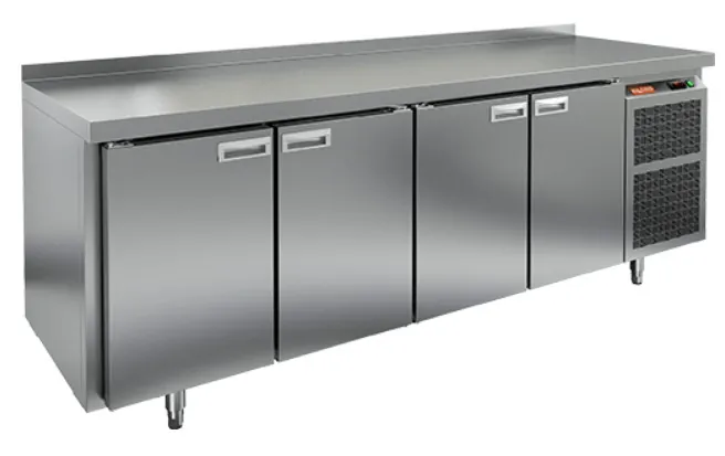 SN 1111/TN стол охл.(-2+10), 4 двери, 2280х600х850мм, Hicold RUS
