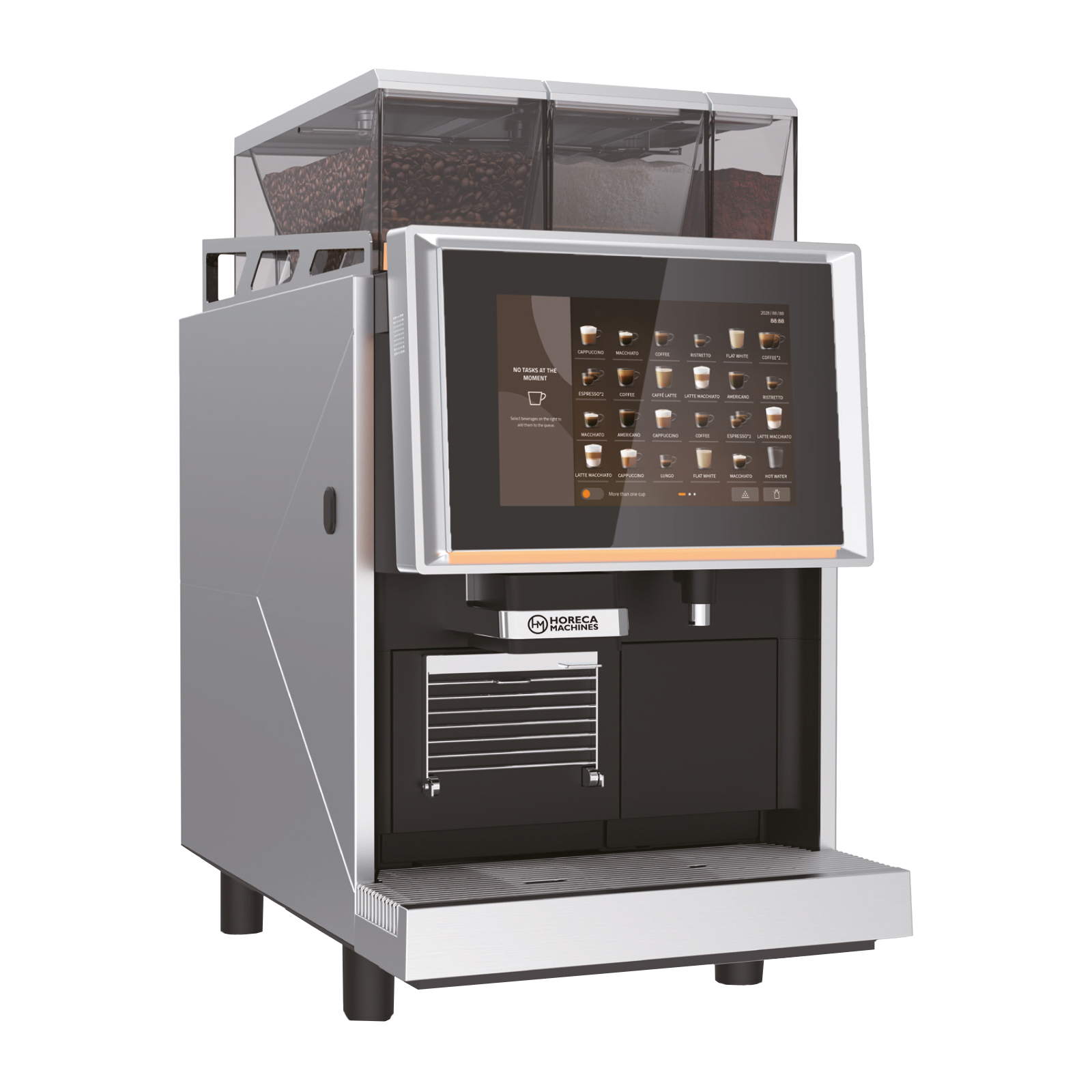 Кофемашины Кофемашина суперавтоматическая HORECA MACHINES Y680C, 2G, 1P, Silver