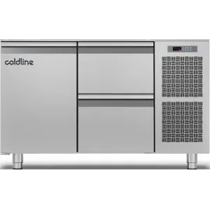 Стол холодильный Coldline TS13/1M-710+1хRefrigerated drawers ½