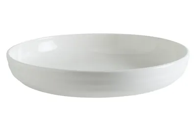 Тарелка Bonna POT25CK-2, 75349, d=250 мм глубокая 1520 мл h=45 мм с бортом белый форма Потт  2 Чойс