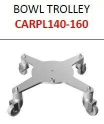 Дежи и тележки для дежей Тележка д/дежи Starmix CARPL140-160