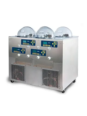 Фризеры для мороженого Фризер витрина для мороженого на 4 вкуса STAF59 GLS4 W