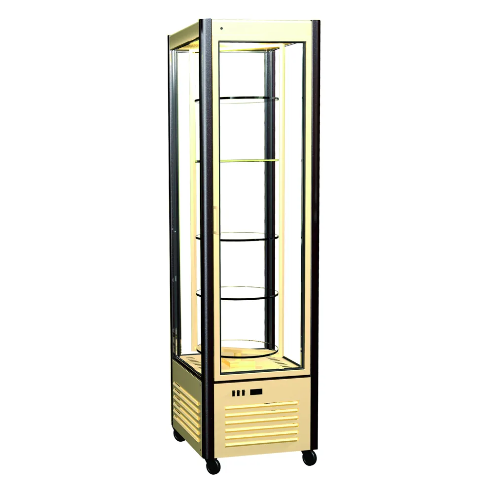 Витрины кондитерские Витрина кондитерская Полюс D4 VM 400-2 (R400Свр) (1015-0102 (бежево-корич))
