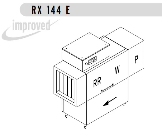 Конвейерные посудомоечные машины МАШИНА ПОСУДОМОЕЧНАЯ DIHR RX 144 DX+DDE+XP