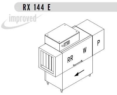 Конвейерные посудомоечные машины МАШИНА ПОСУДОМОЕЧНАЯ DIHR RX 144 DX+HR10+DR64