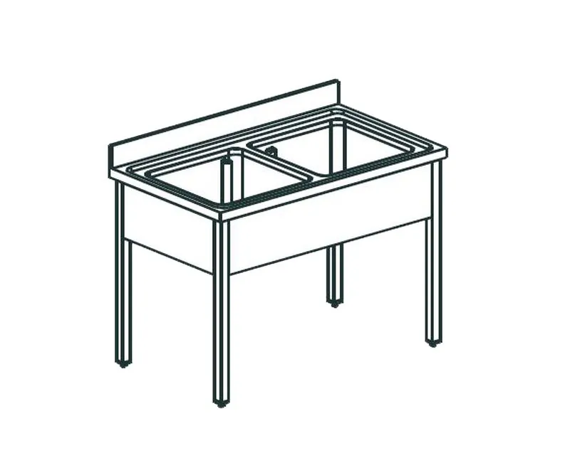 Ванны моечные ВАННА КОТЛОМОЕЧНАЯ APACH CHEF LINE L2P167-75