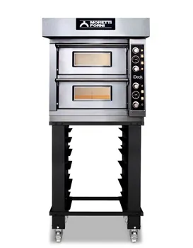 Печи для пиццы ПЕЧЬ ПОДОВАЯ ДЛЯ ПИЦЦЫ MORETTI FORNI PD 60.60 + ЗОНТ + СТЕНД С НАПРАВЛЯЮЩИМИ
