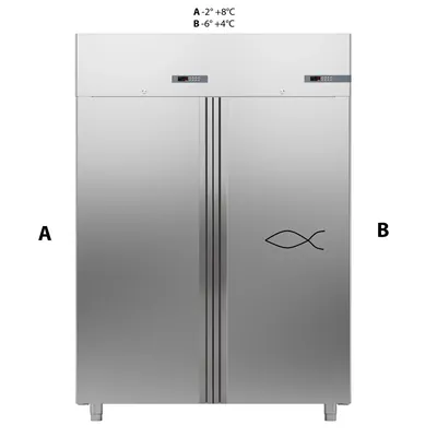 Шкафы морозильные ШКАФ КОМБИНИРОВАННЫЙ 1400 ЛИТРОВ APACH CHEF LINE LCK140N1P1D2