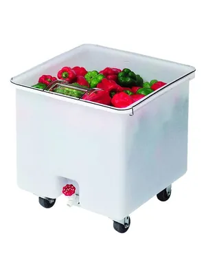 Ёмкости для хранения и транспортировки Контейнер Cambro CC32148, передвижной для овощей 121л, белый