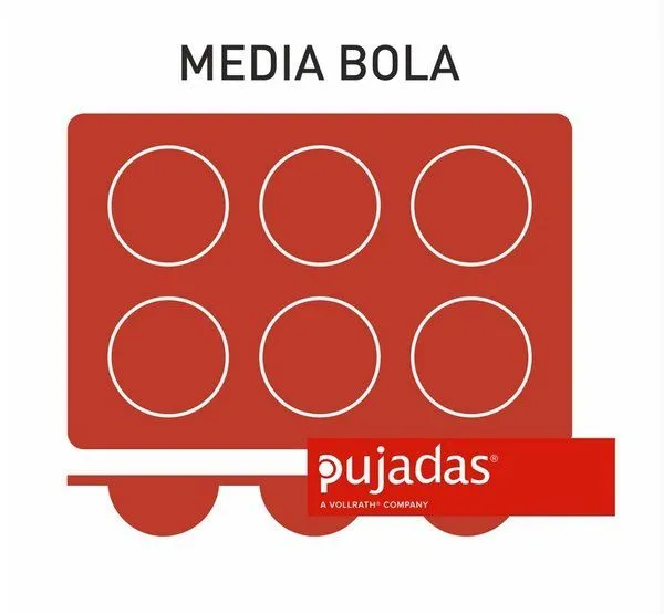 M.Pujadas, S.A Форма для выпечки 850.002 (Полушар, 6шт., d7см, h3,5см, силиконовая )