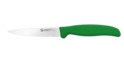 Инвентарь и инструмент Нож Sanelli Ambrogio серии Supra Colore, ST82011G, для овощей 110 мм, зеленый