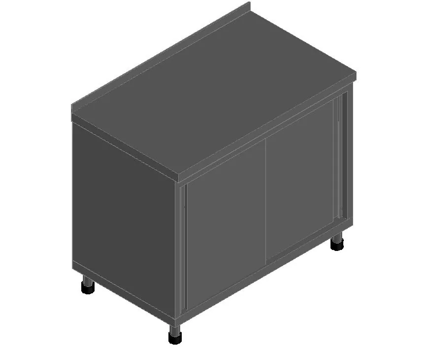 Столы производственные СТОЛ-ТУМБА КУПЕ СТКП-6-2 21000001534