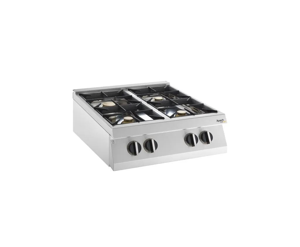 Плита газовая 4 конфорочн. 900 серии APACH CHEF LINE SLRRG89