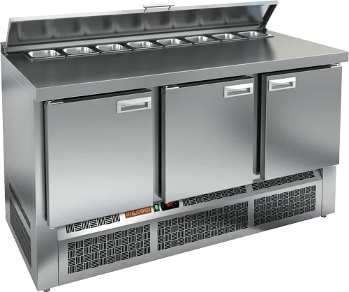 Столы для пиццы и салатов СТОЛ ДЛЯ САЛАТОВ HICOLD SLE2-111SN (1/6) (R290)